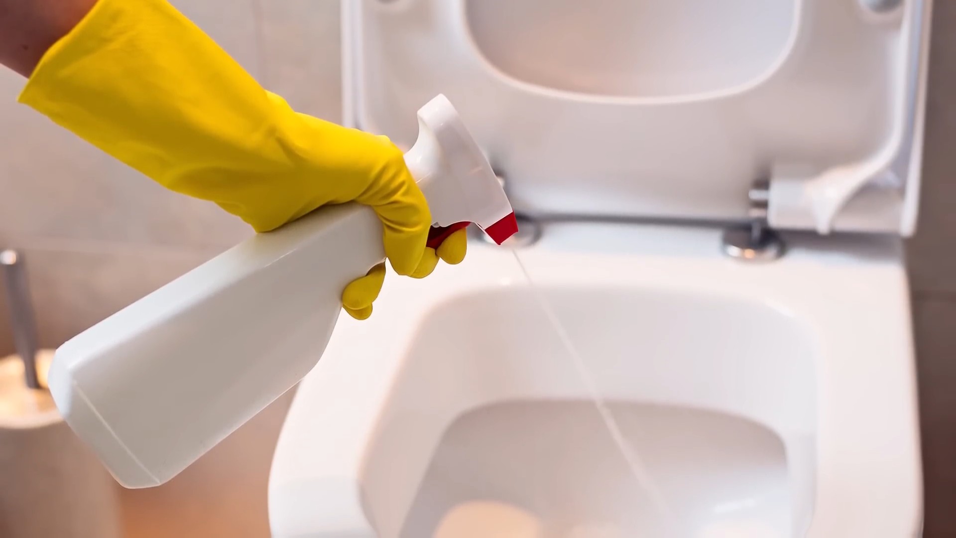 Essig Toilette Reinigen über Nacht
