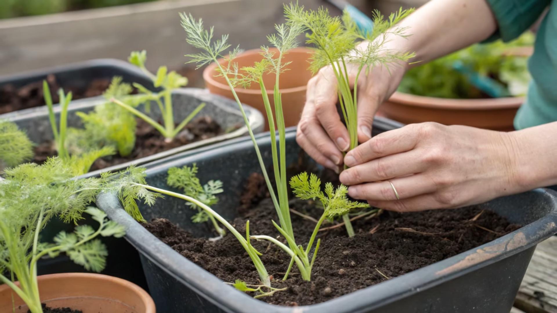 Fenchel Anbauen im Garten