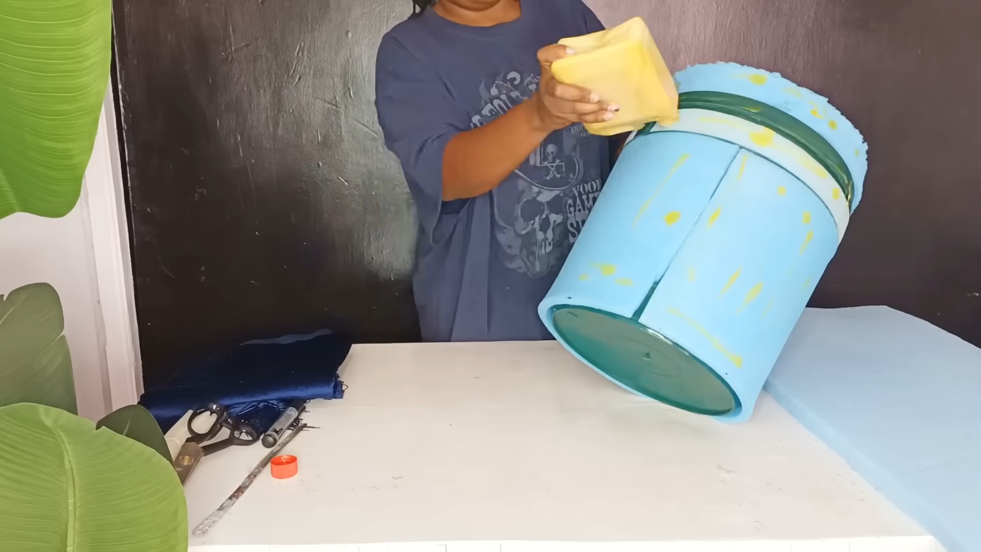 DIY Ottomane Eimer