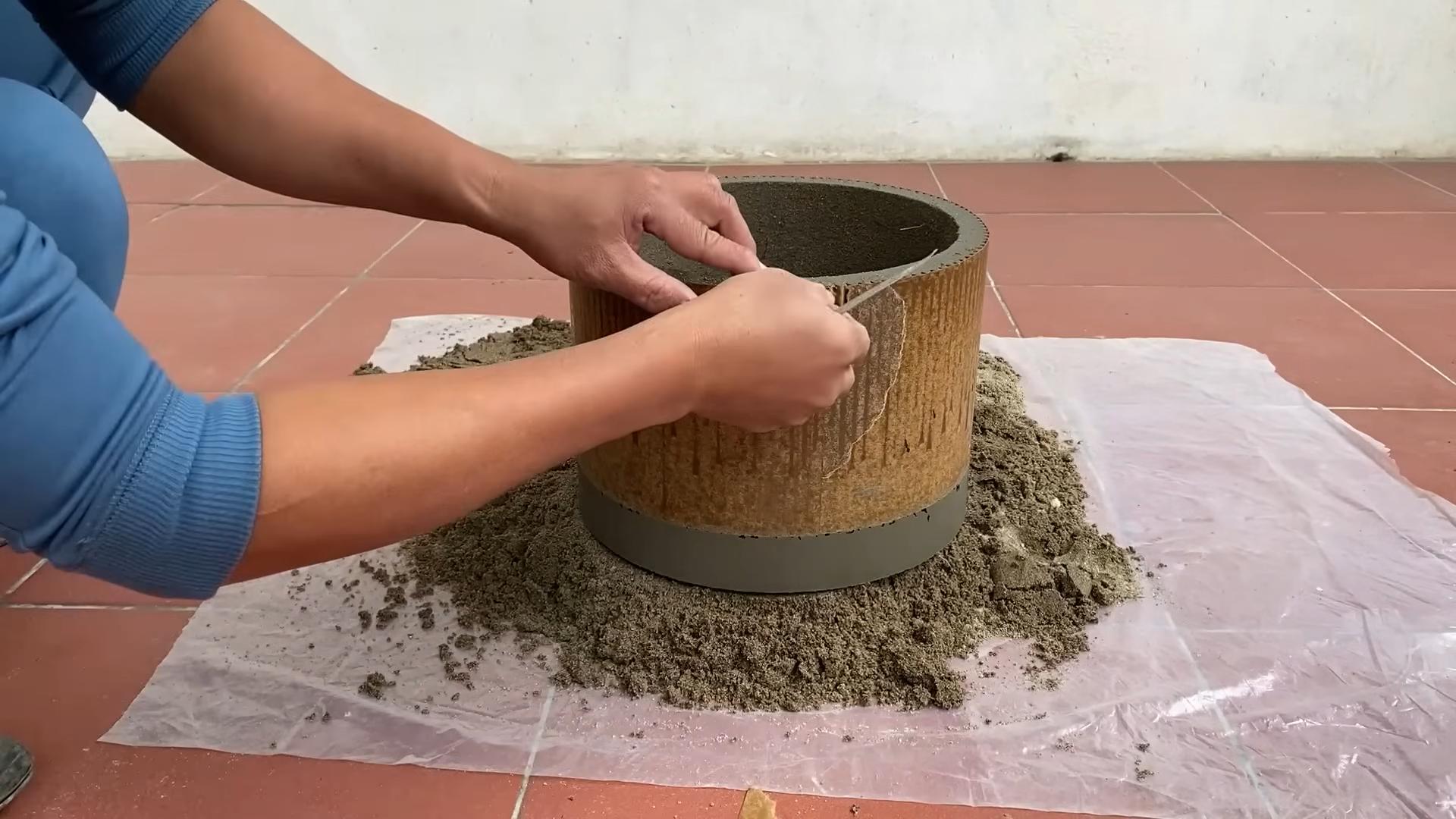 DIY Pflanzkübel aus Zement