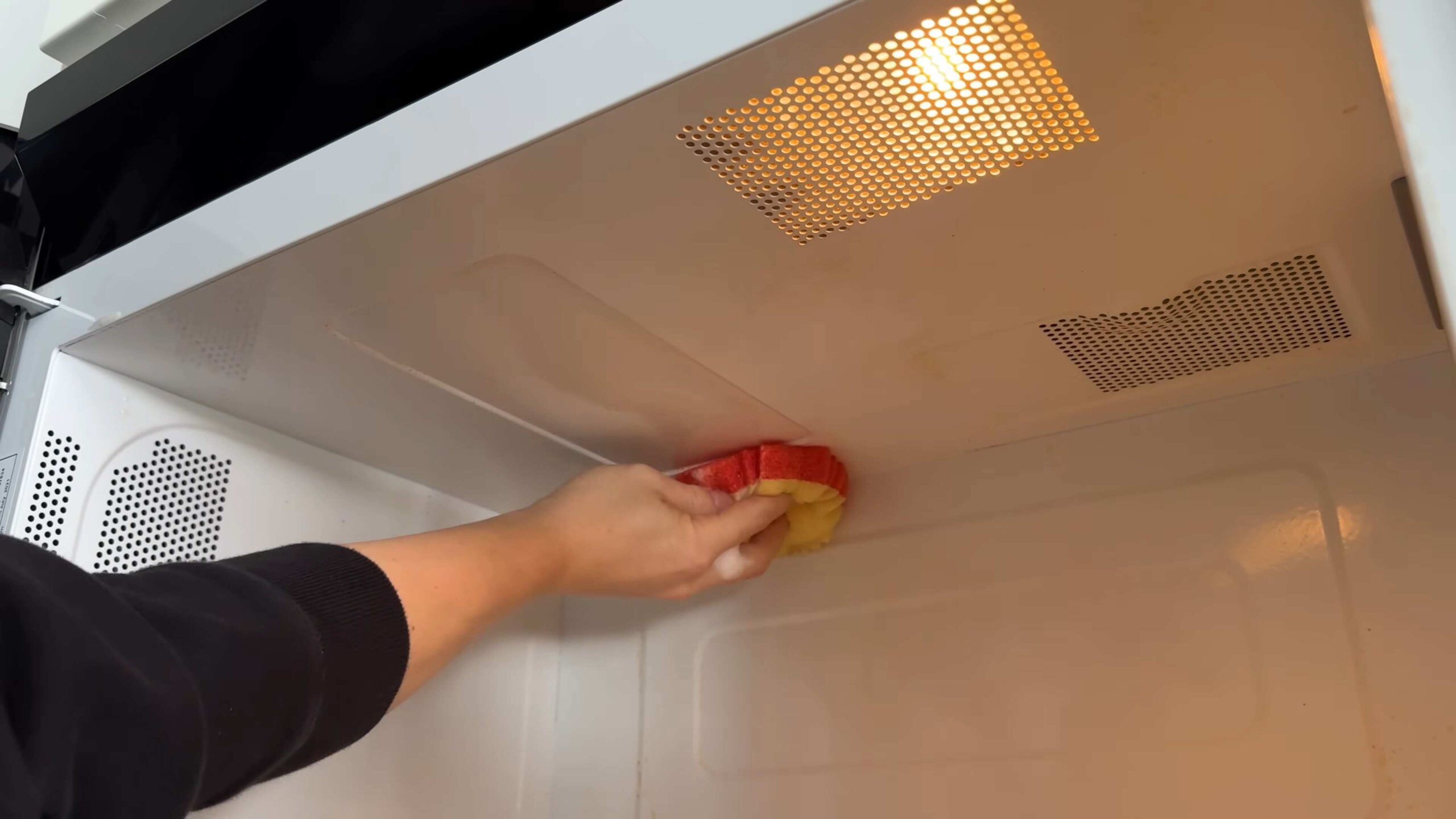 Mikrowelle reinigen mit Zitrone DIY