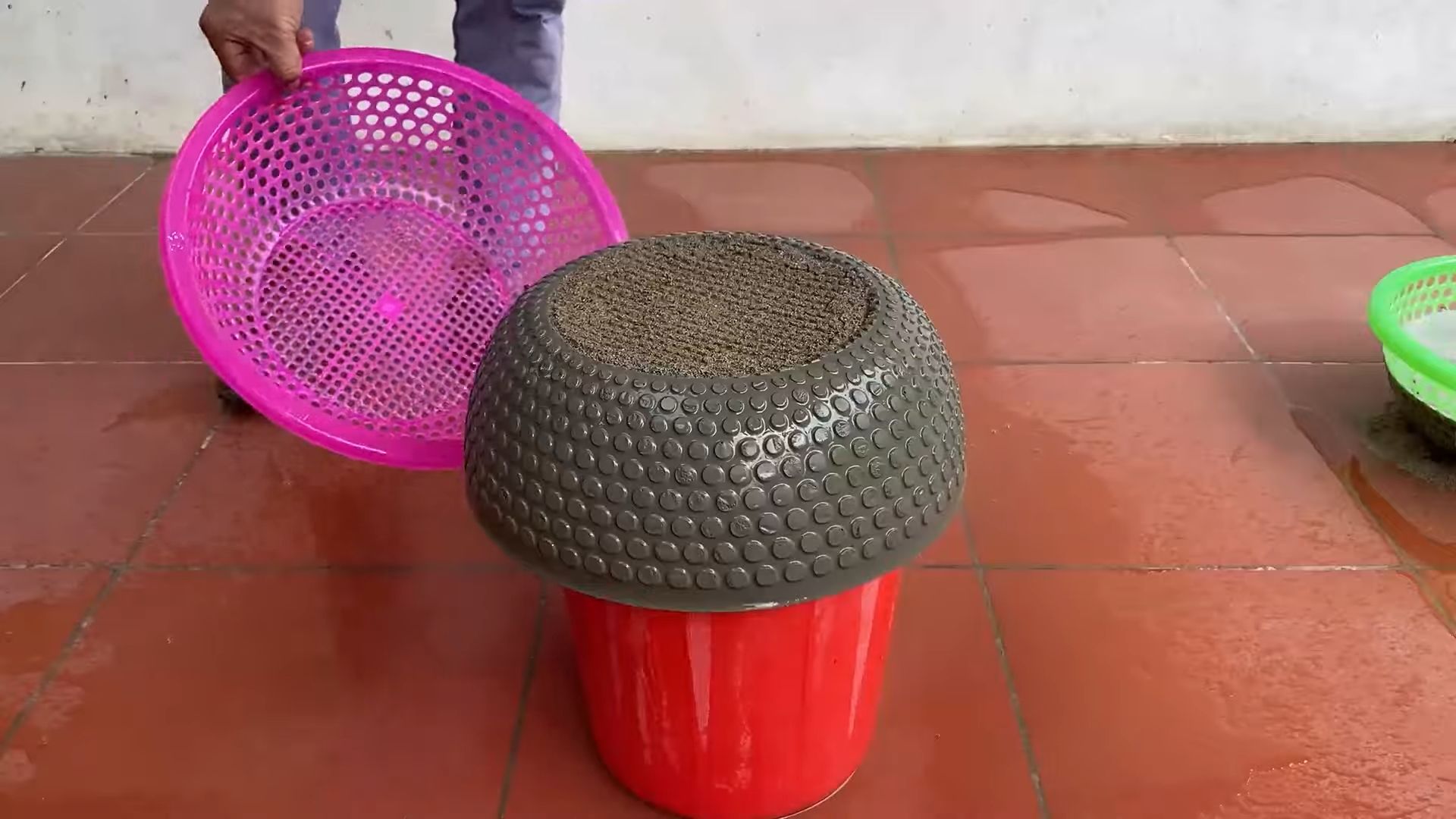 DIY Pflanzkorb Blumenkübel