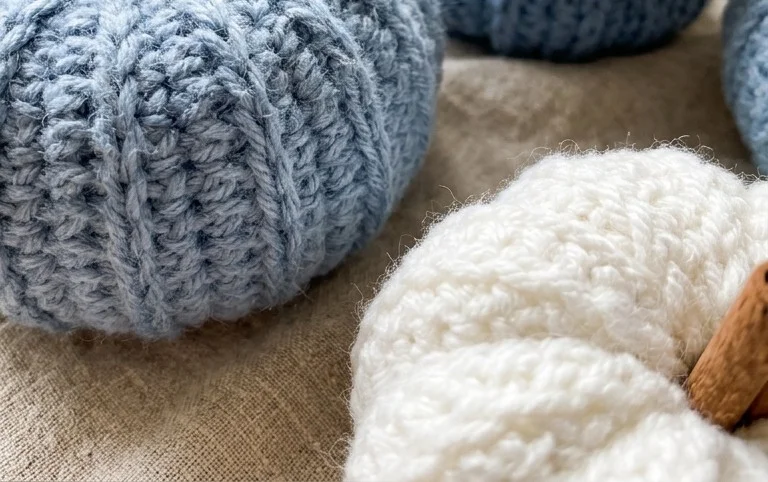 Easy Crochet Pumpkins Pattern Tutorial: A Step By Step Guide - Maria's Blue Crayon